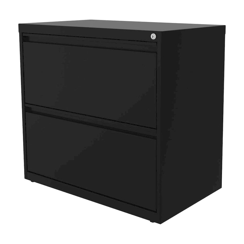 Hirsh 30 Inch Wide 2 Drawer Lateral 101 File Cabinet, White