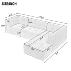 110.2*72.8 Modular Modular Combination Living Room Sofa Set, Modern Minimalist Sofa, Living Room Upholstered Sofa Bed, Bedroom,