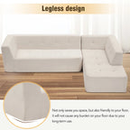 110.2*72.8 Modular Modular Combination Living Room Sofa Set, Modern Minimalist Sofa, Living Room Upholstered Sofa Bed, Bedroom,