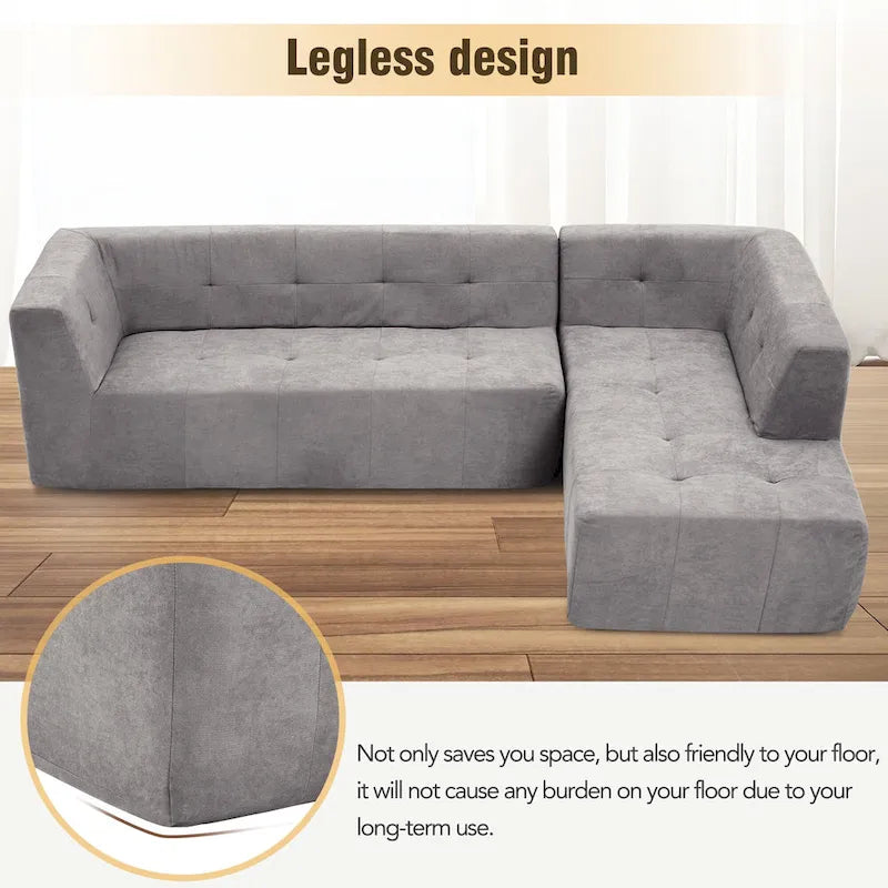 110.2*72.8 Modular Modular Combination Living Room Sofa Set, Modern Minimalist Sofa, Living Room Upholstered Sofa Bed, Bedroom,
