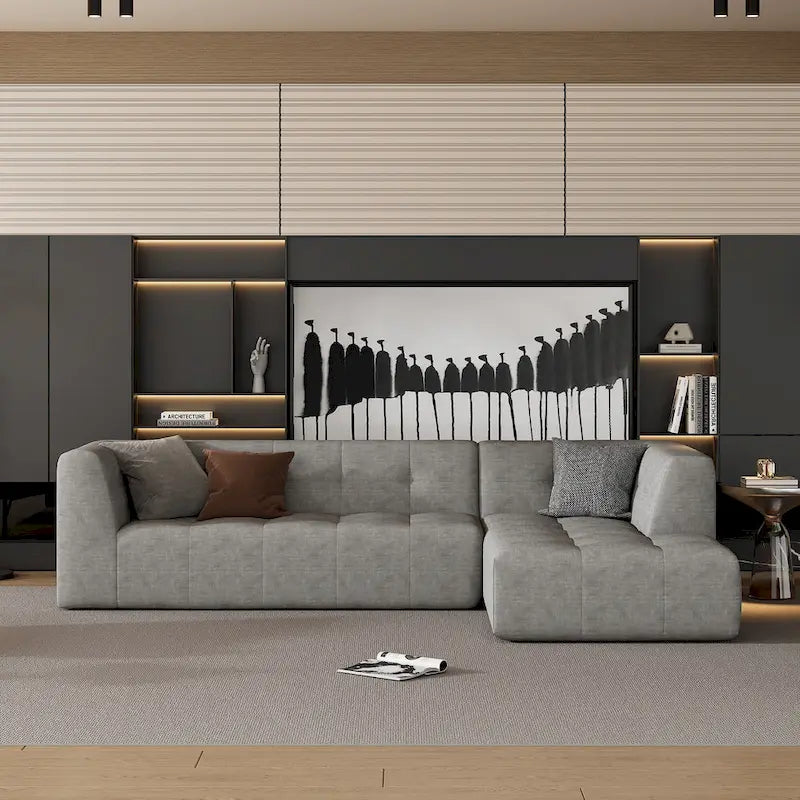 110.2*72.8 Modular Modular Combination Living Room Sofa Set, Modern Minimalist Sofa, Living Room Upholstered Sofa Bed, Bedroom,