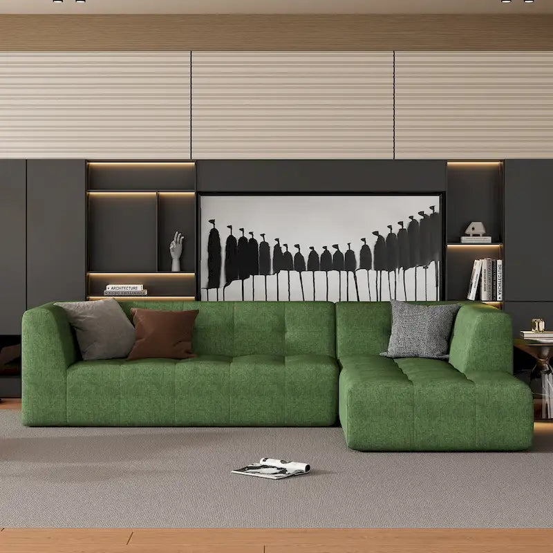 110.2*72.8 Modular Modular Combination Living Room Sofa Set, Modern Minimalist Sofa, Living Room Upholstered Sofa Bed, Bedroom,