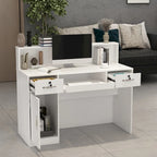 Modern Reception Desk Front Counter Table w/ Decor Light by Timechee