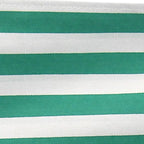 24 Director's Chair White Frame-Teal Cabana - 23W x 19D x 39.5H