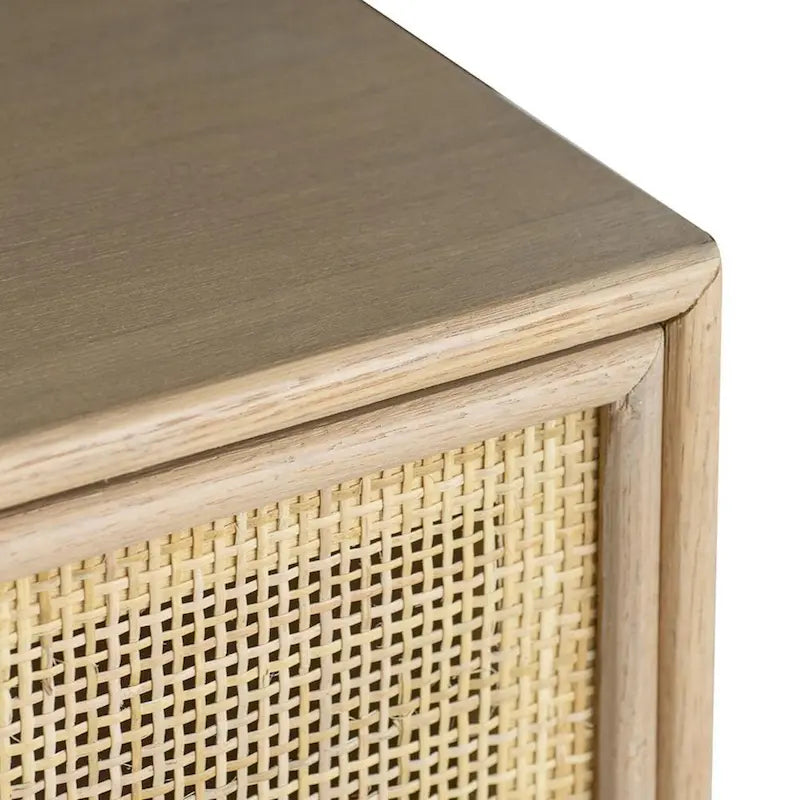 A&B Home Natural Wine Cabinet