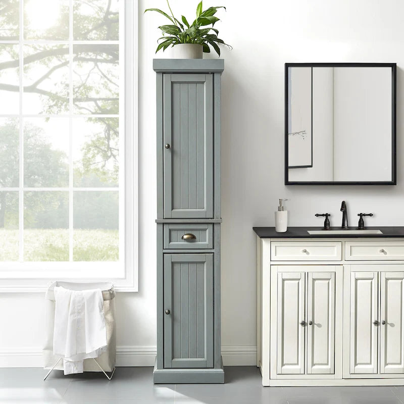 Crosley Seaside Tall Linen Cabinet