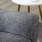 Fabric Overstuffed Swivel Rocker Manual Recliner Chair