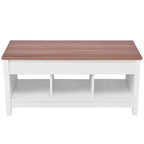 Lift-top Coffee Table with Hidden Compartment