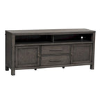 Mobile TV da 66 pollici Modern Farmhouse Dusty Charcoal con finitura anticata