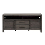 Mobile TV da 66 pollici Modern Farmhouse Dusty Charcoal con finitura anticata