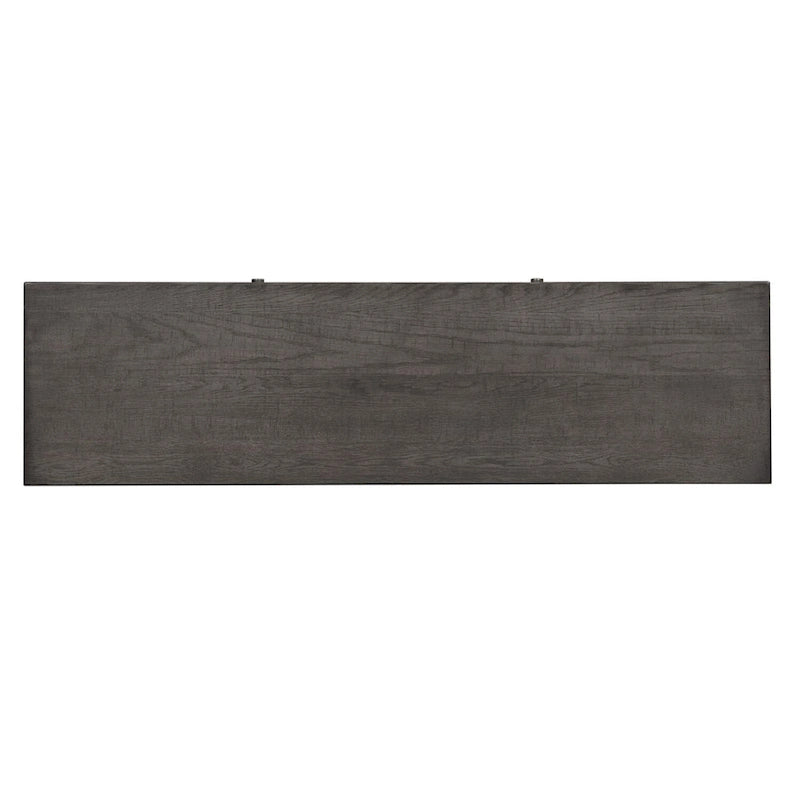 Mobile TV da 66 pollici Modern Farmhouse Dusty Charcoal con finitura anticata