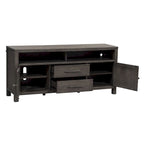 Mobile TV da 66 pollici Modern Farmhouse Dusty Charcoal con finitura anticata