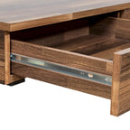 Vae Industrial Black 59-inch Metal Computer Desk with USB by Furniture of America