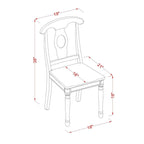 East West Furniture Dining Set- an Oval Dining Table and Kitchen Chairs, Linen White(Pieces Options)