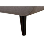 Divano grigio moderno di metà secolo Crystal