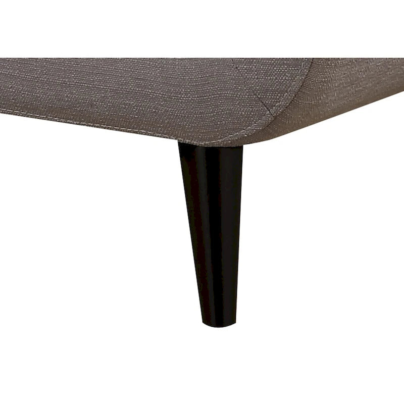 Divano grigio moderno di metà secolo Crystal