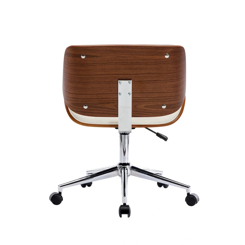 Carson Carrington Herning Faux Leather Mid-Century Office Chair
