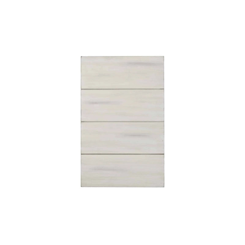Jamestown Antique White Wood Side Table