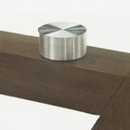 Sheeba Round Mid-Century Modern Walnut Base Dining Table by iNSPIRE Q Modern
