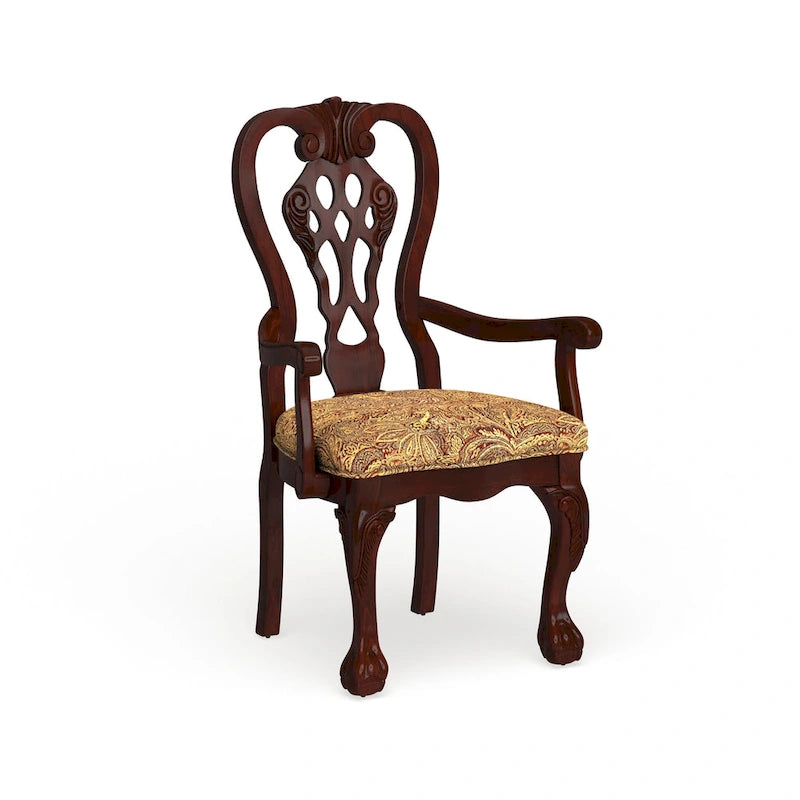 Furniture of America Carpia Formal Cherry Dining Chair (Set of 2)