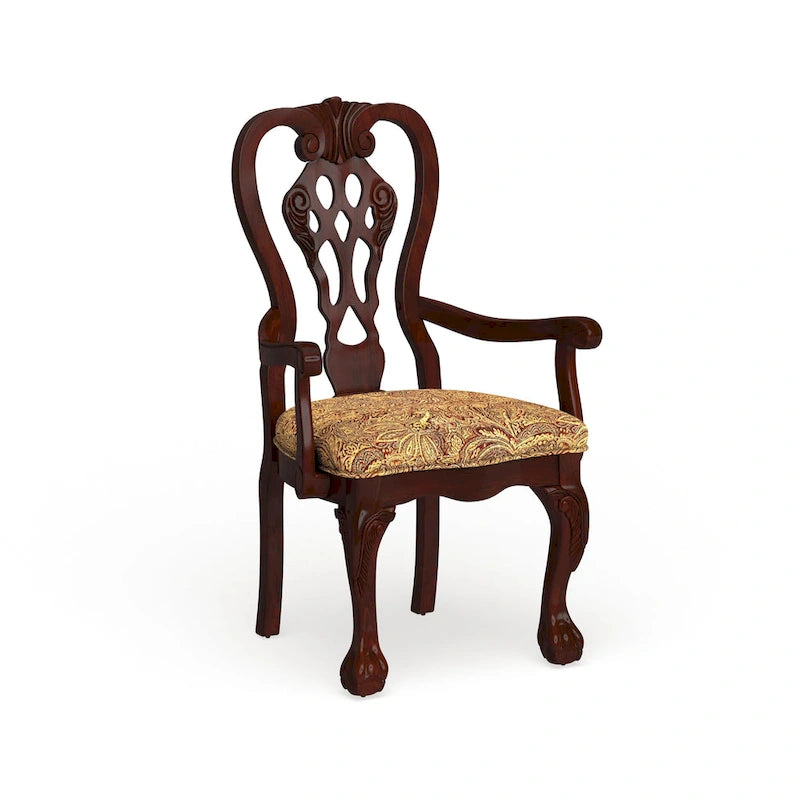 Furniture of America Carpia Formal Cherry Dining Chair (Set of 2)