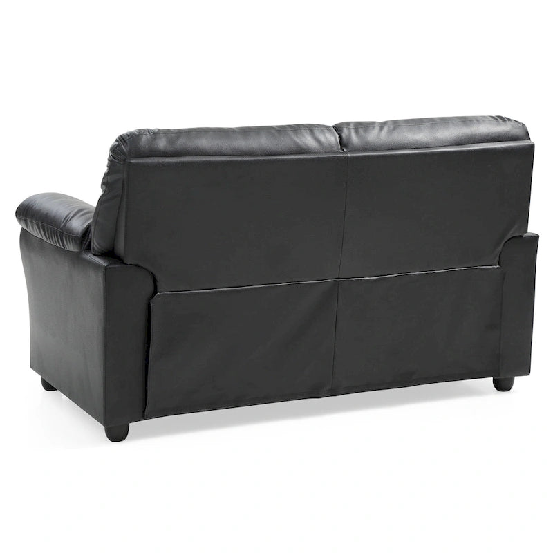 Olney Faux Leather Loveseat