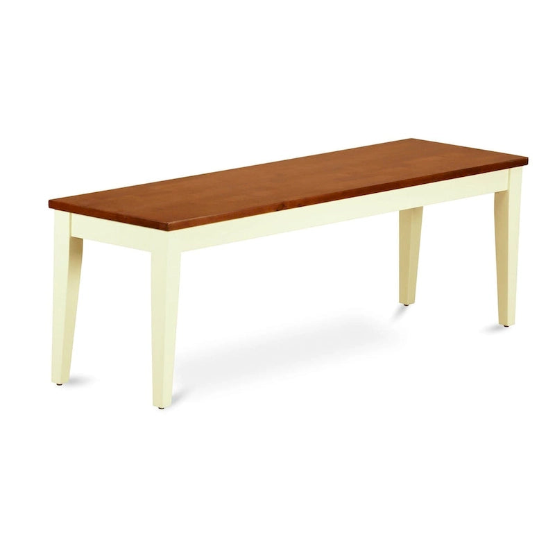 Panca da Pranzo Nicoli di East West Furniture con Seduta in Legno, 54x15x17 Pollici, (Opzioni di Finitura)