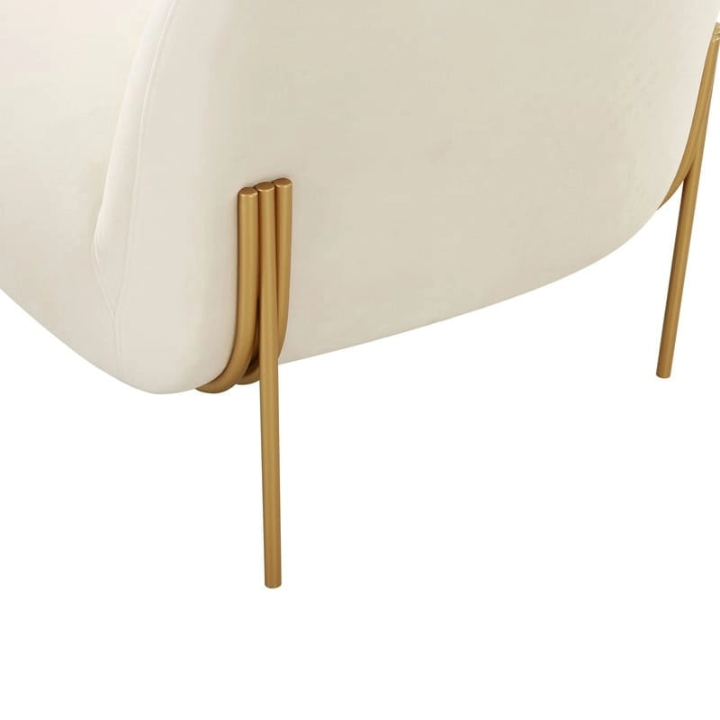 Kandra Velvet Accent Chair