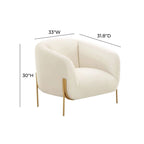 Kandra Velvet Accent Chair