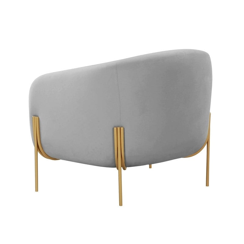 Kandra Velvet Accent Chair