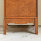 Modern Bathroom Floor Cabinet with Adjustable Shelves
