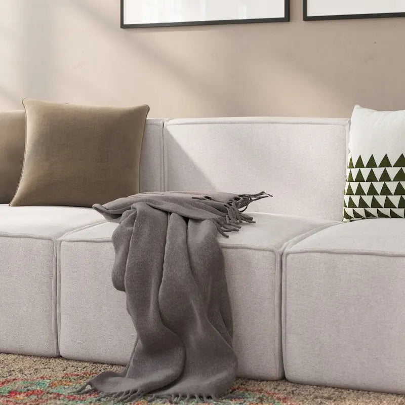 Contemporary Modular Sectional Sofa Armless Middle Chair - 36.75D x 28.25W x 28H