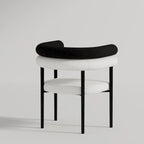 Modern Minimalist 6 - Person Sintered Stone Extendable Dining Set