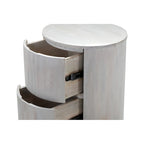 Carolina Living Kingston 2-Drawer 18 Round Nightstand