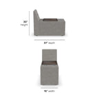 Flex Storage Smart Hub per Flex Sectional - 15 x 30 x 37
