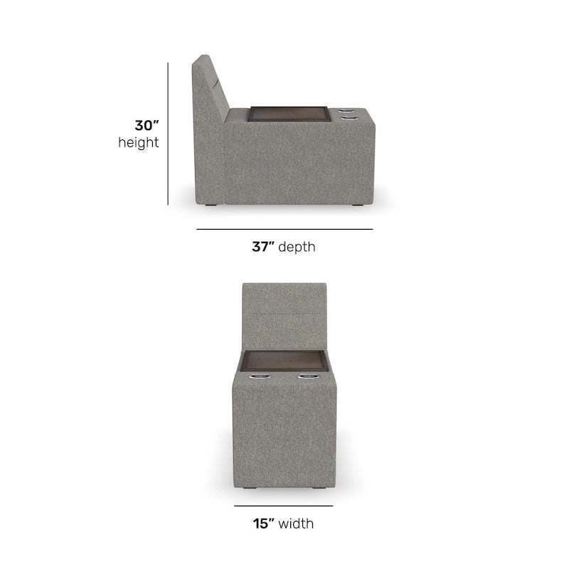 Flex Storage Smart Hub per Flex Sectional - 15 x 30 x 37