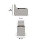 Flex Storage Smart Hub per Flex Sectional - 15 x 30 x 37