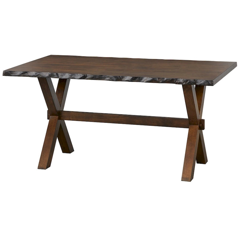 Set da pranzo Simple Living Mandeville 4 pezzi in legno massello con panca