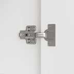 Mobiletto basso bianco con 4 ante e 2 cassetti - 63W x 29.7H