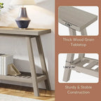 Consolle da ingresso in stile rustico, extra lunga 180 cm