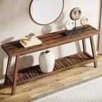 Consolle da ingresso in stile rustico, extra lunga 180 cm