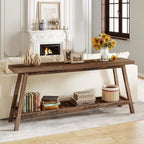 Consolle da ingresso in stile rustico, extra lunga 180 cm