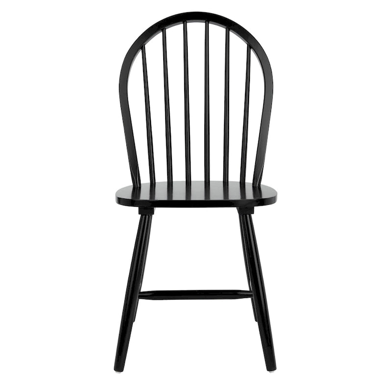 SAFAVIEH Delcie Spindle Oval Back Dining Chair (Set of 2) - 17.9 x 19.7 x 37 - 18Wx20Dx37H