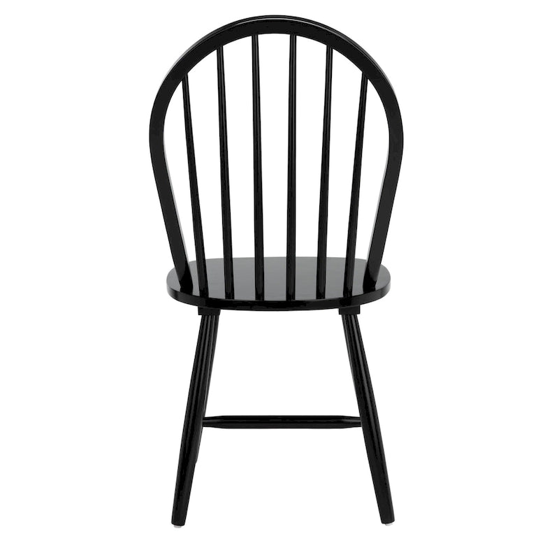 SAFAVIEH Delcie Spindle Oval Back Dining Chair (Set of 2) - 17.9 x 19.7 x 37 - 18Wx20Dx37H
