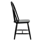 SAFAVIEH Delcie Spindle Oval Back Dining Chair (Set of 2) - 17.9 x 19.7 x 37 - 18Wx20Dx37H