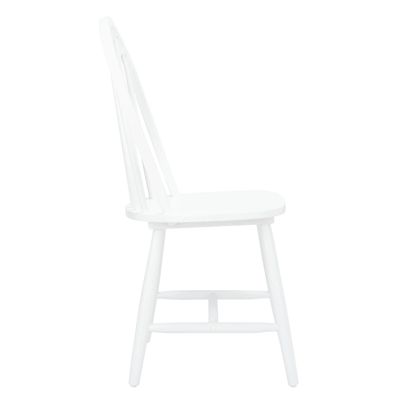 SAFAVIEH Delcie Spindle Oval Back Dining Chair (Set of 2) - 17.9 x 19.7 x 37 - 18Wx20Dx37H