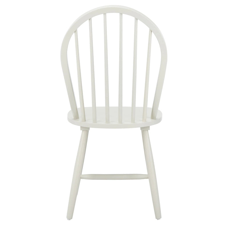 SAFAVIEH Delcie Spindle Oval Back Dining Chair (Set of 2) - 17.9 x 19.7 x 37 - 18Wx20Dx37H
