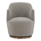SAFAVIEH Couture Nver Swivel Accent Chair - 26 In. W x 32 In. D x 31 In. H - 26Wx32Dx31H