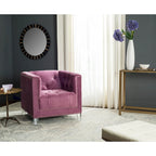SAFAVIEH Kamilah Poltrona a pozzetto bianca/trasparente - 31.9 x 33.9 x 29.9 - 32L x 34P x 30A