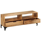 vidaXL Mobile TV in legno di mango 120x35x45 cm